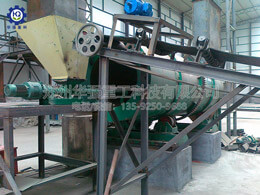 新型有機肥濕法造?，F(xiàn)場